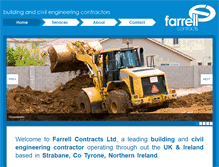 Tablet Screenshot of farrellcontracts.co.uk